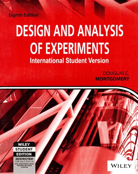 Design of Experiments-An Introduction Based on Linear . . Design and analysis of experiments pdf montgomery